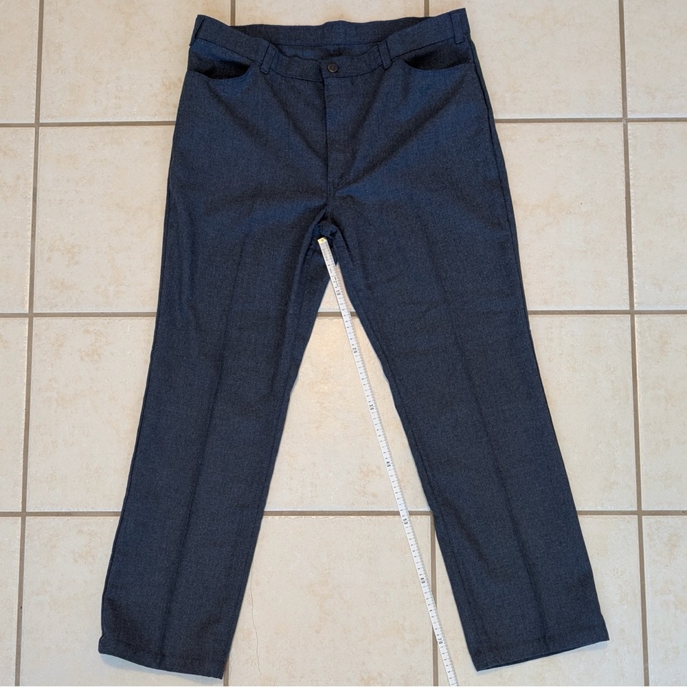 Vintage Great Western Garment Company Blue Grey Women’s Slacks Pants - Picture 12 of 13